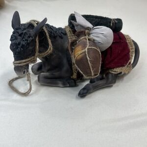 Grandeur Noel 2002 FABRIC MACHE Nativity Set Donkey Replacement Piece
